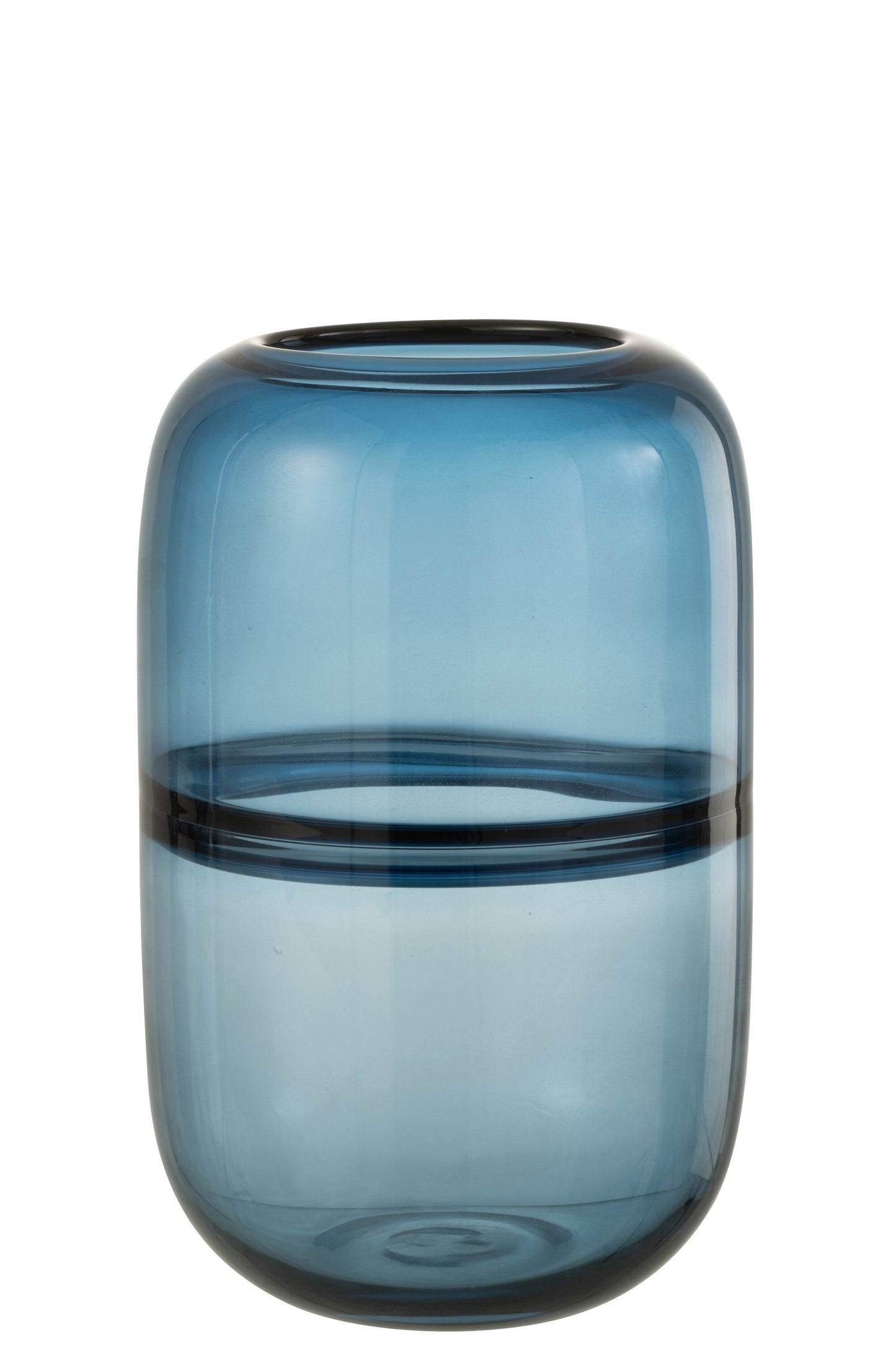 VASE DYBA GLASS BLUE LARGE