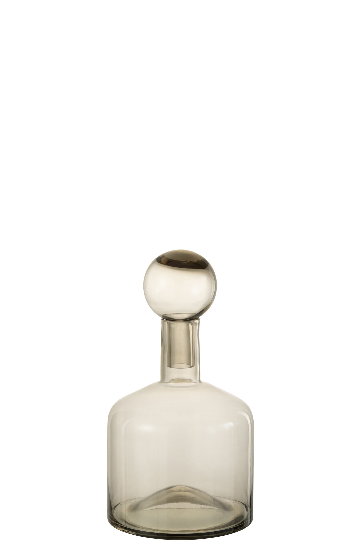 BOTTLE DECO NORMA GLASS GREY SMALL