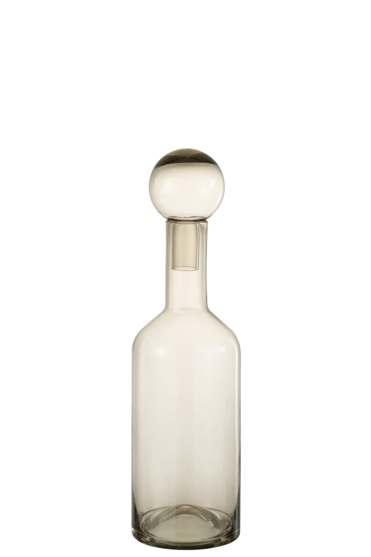 BOTTLE DECO NORMA GLASS GREY MEDIUM