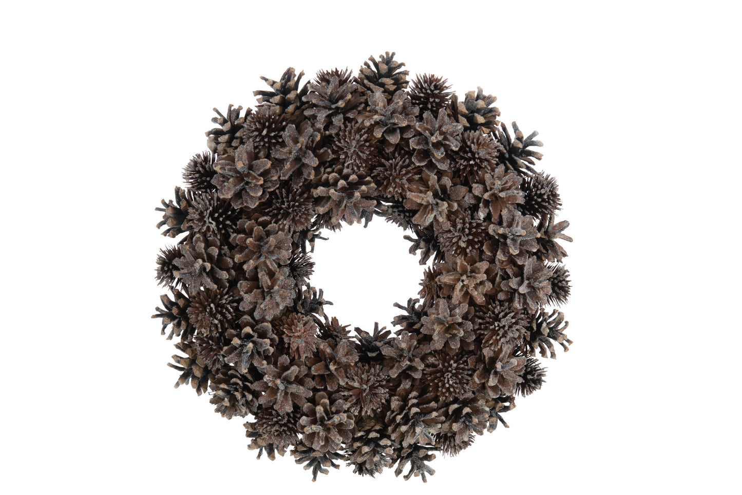 WREITH DECO PINECONES DARK BROWN