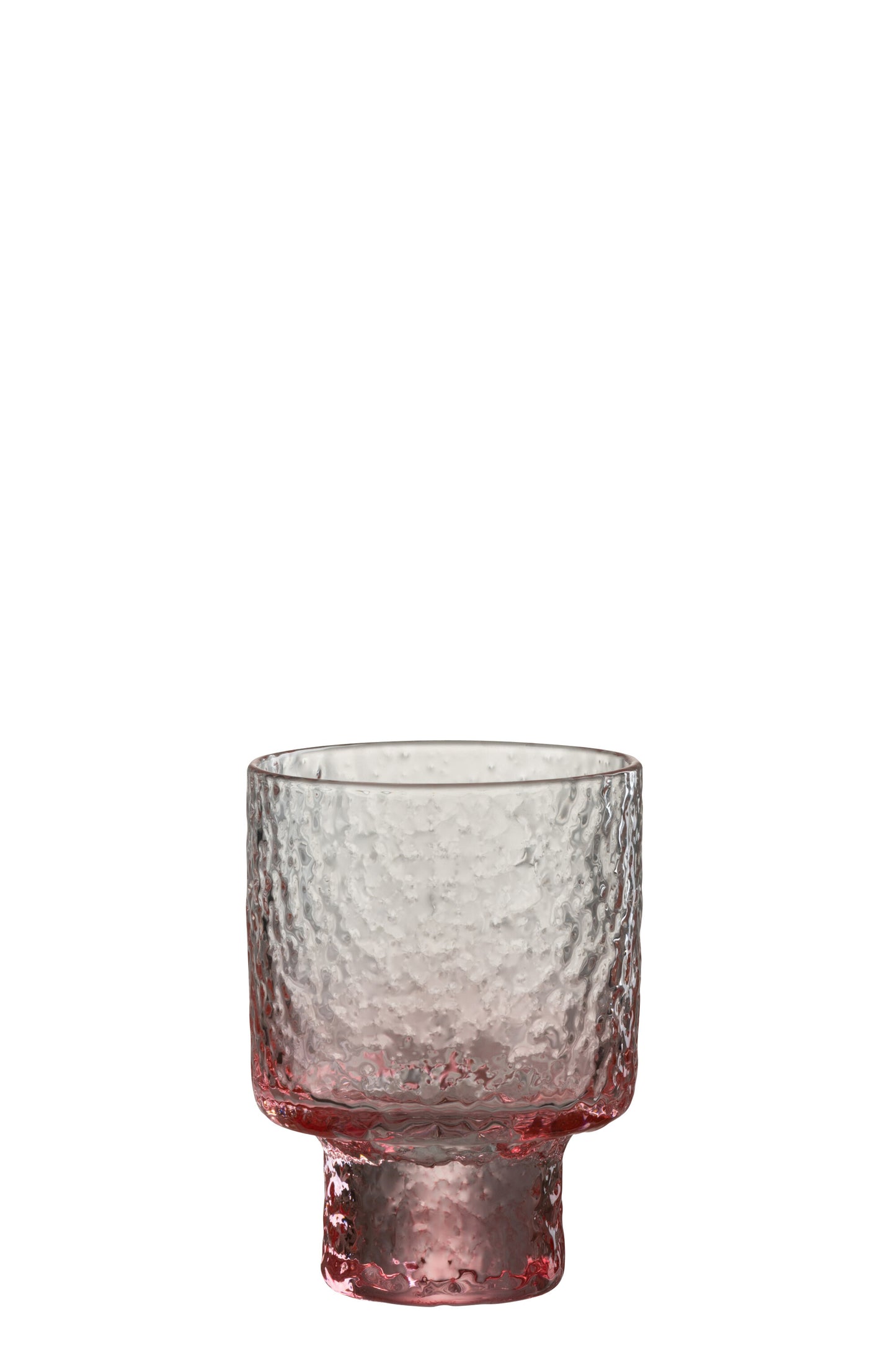 LIQUOR GLASS IRREGULAR GLASS PINK