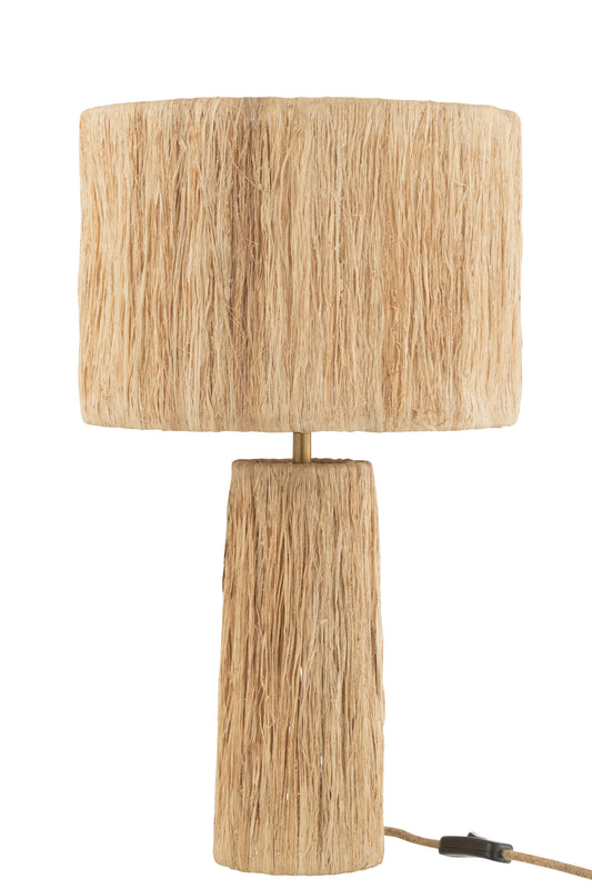 TABLE LAMP BANANA LEAF NATURAL