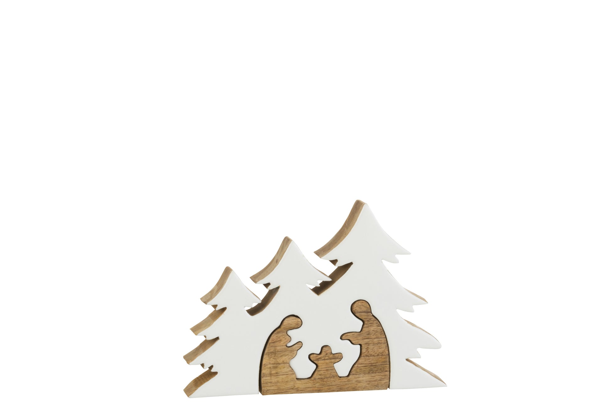 CRECHE TREES WOOD WHITE/NATURAL