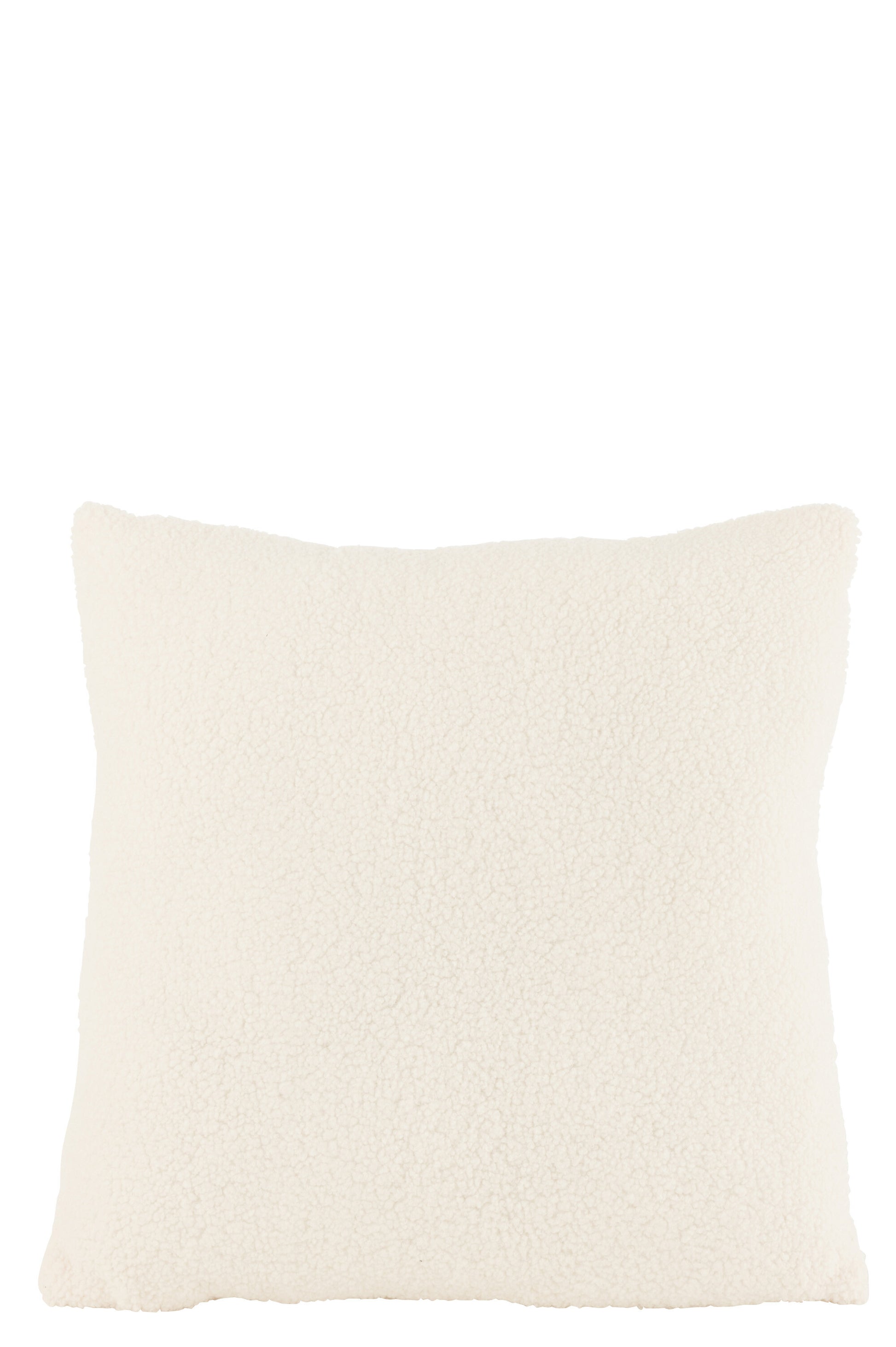 CUSHION TEDDY BOUCLÉ WHITE