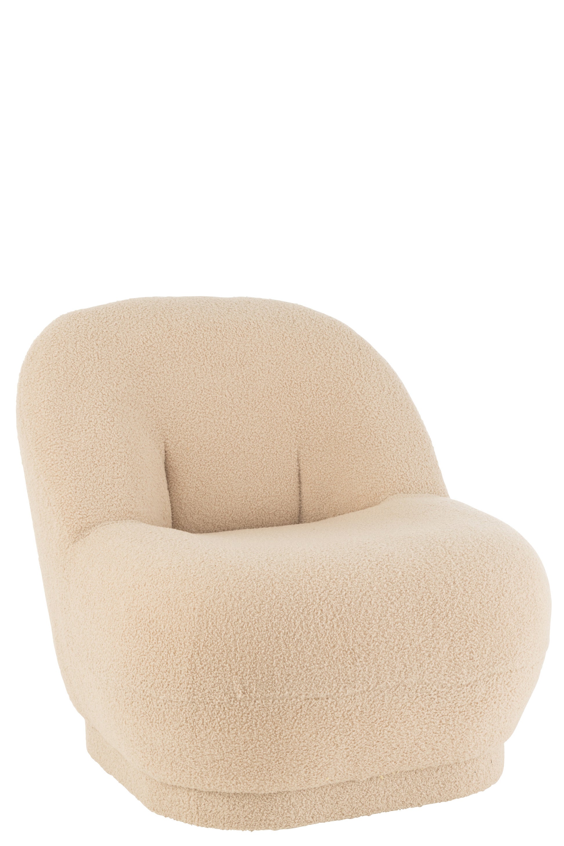 STOOL TEDDY BOUCLÉ  WARM BEIGE