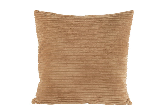 CUSHION STRIPE TEXTILE CARAMEL