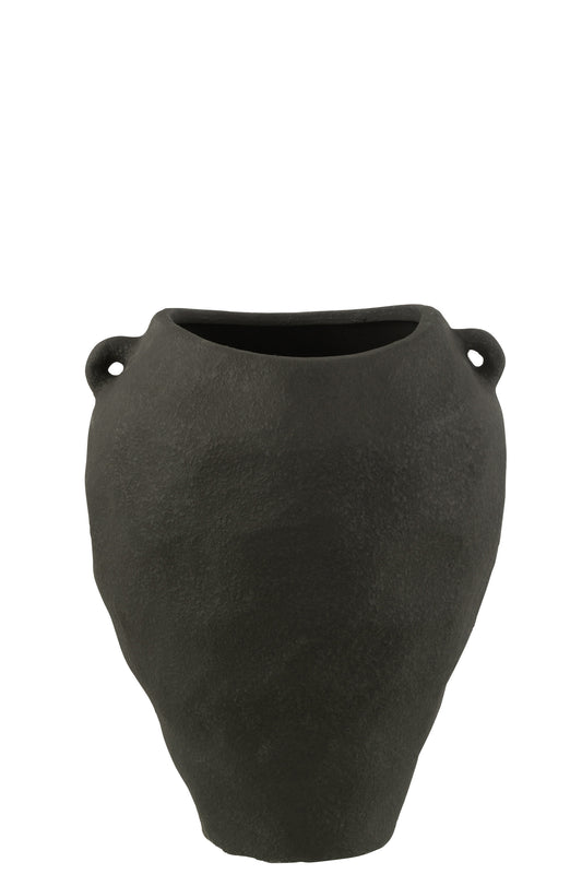 VASE CLARA CLAY BLACK