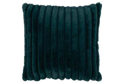 CUSHION CORDUROY POLYESTER PETROL