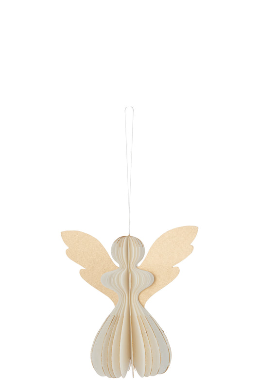 HANGER ANGEL PAPER CREAM WHITE SMALL