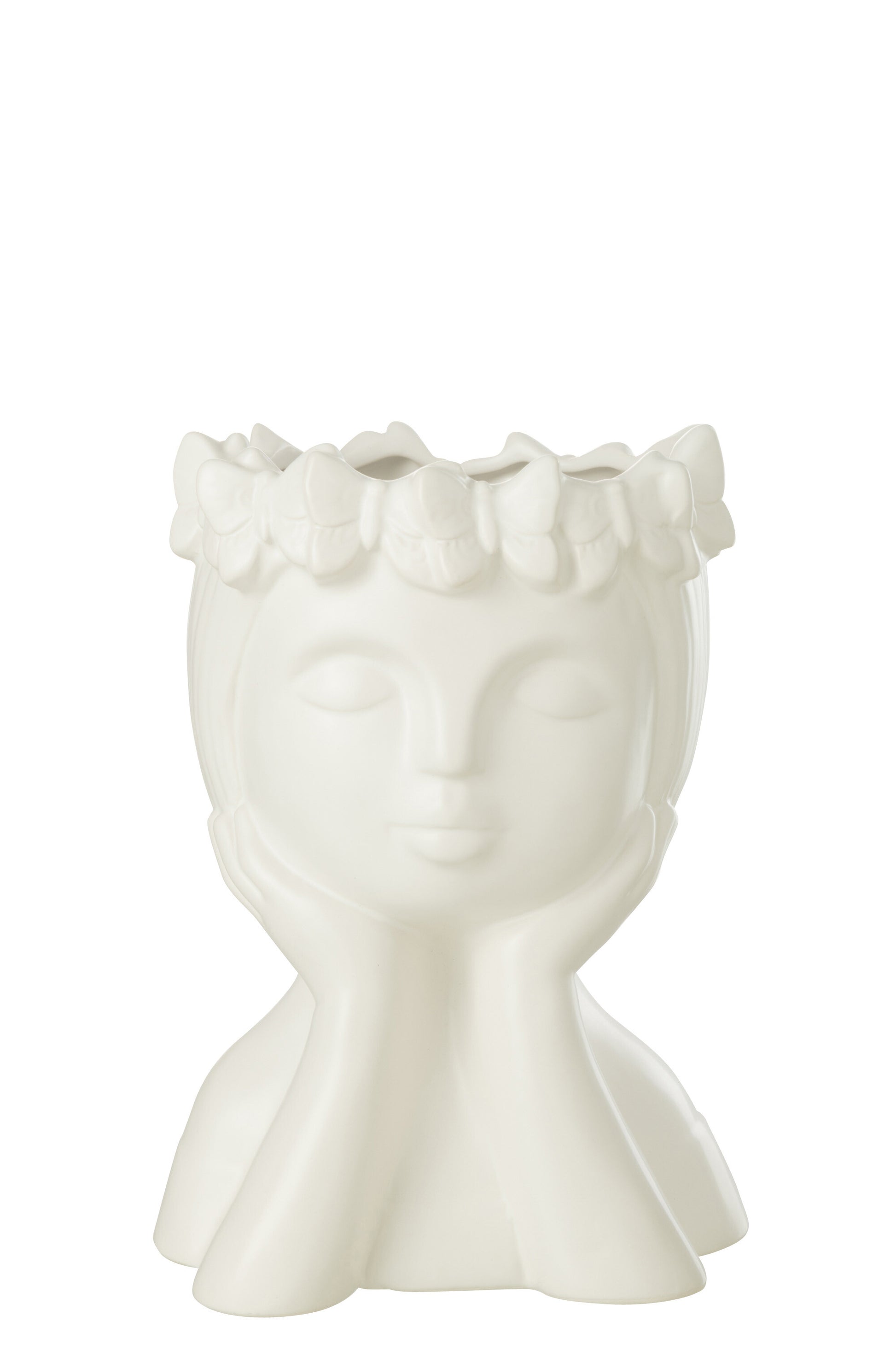 FLOWERPOT LADY DOLOMITE WHITE