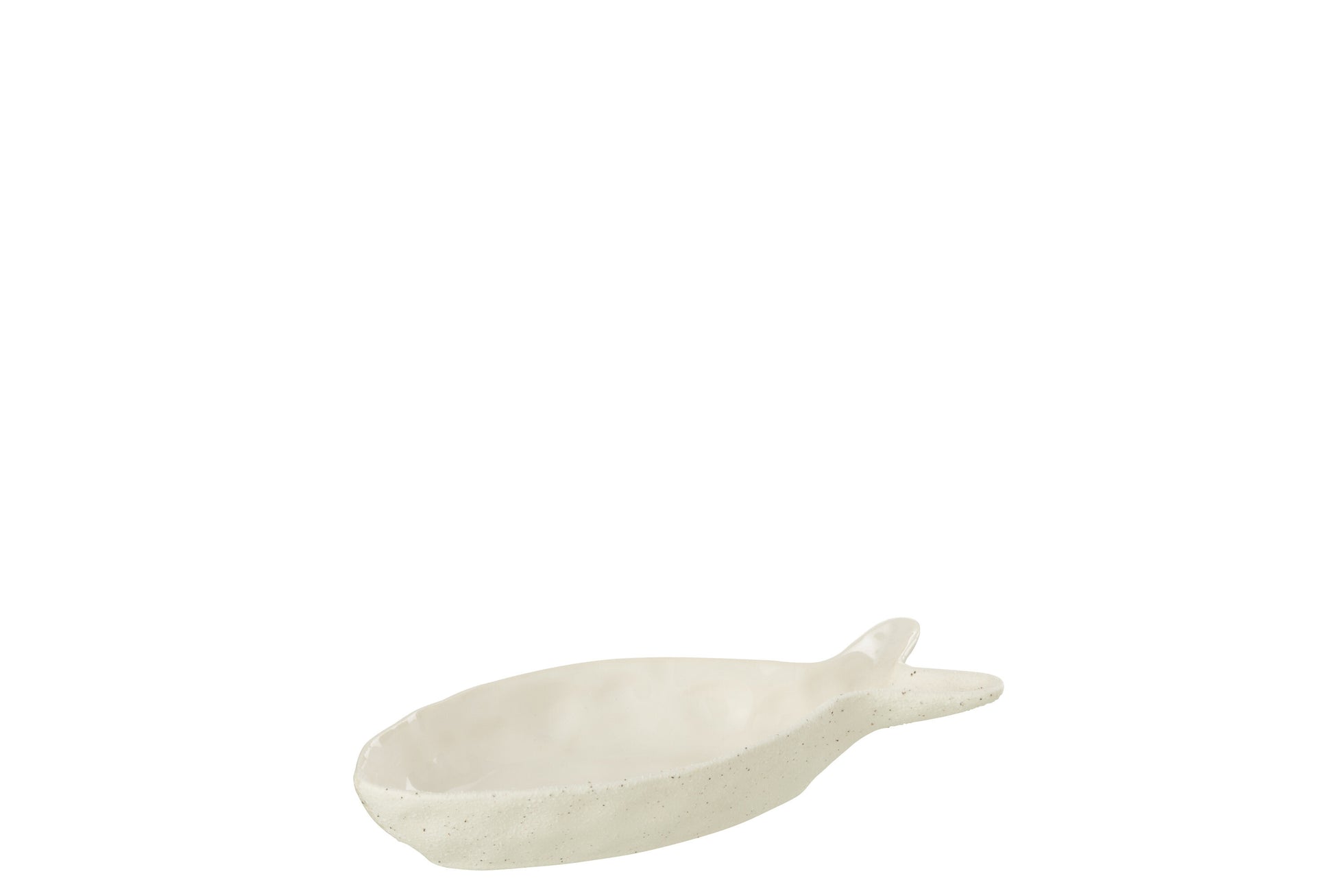 BOWL DECO FISH PORCELAIN BEIGE SMALL