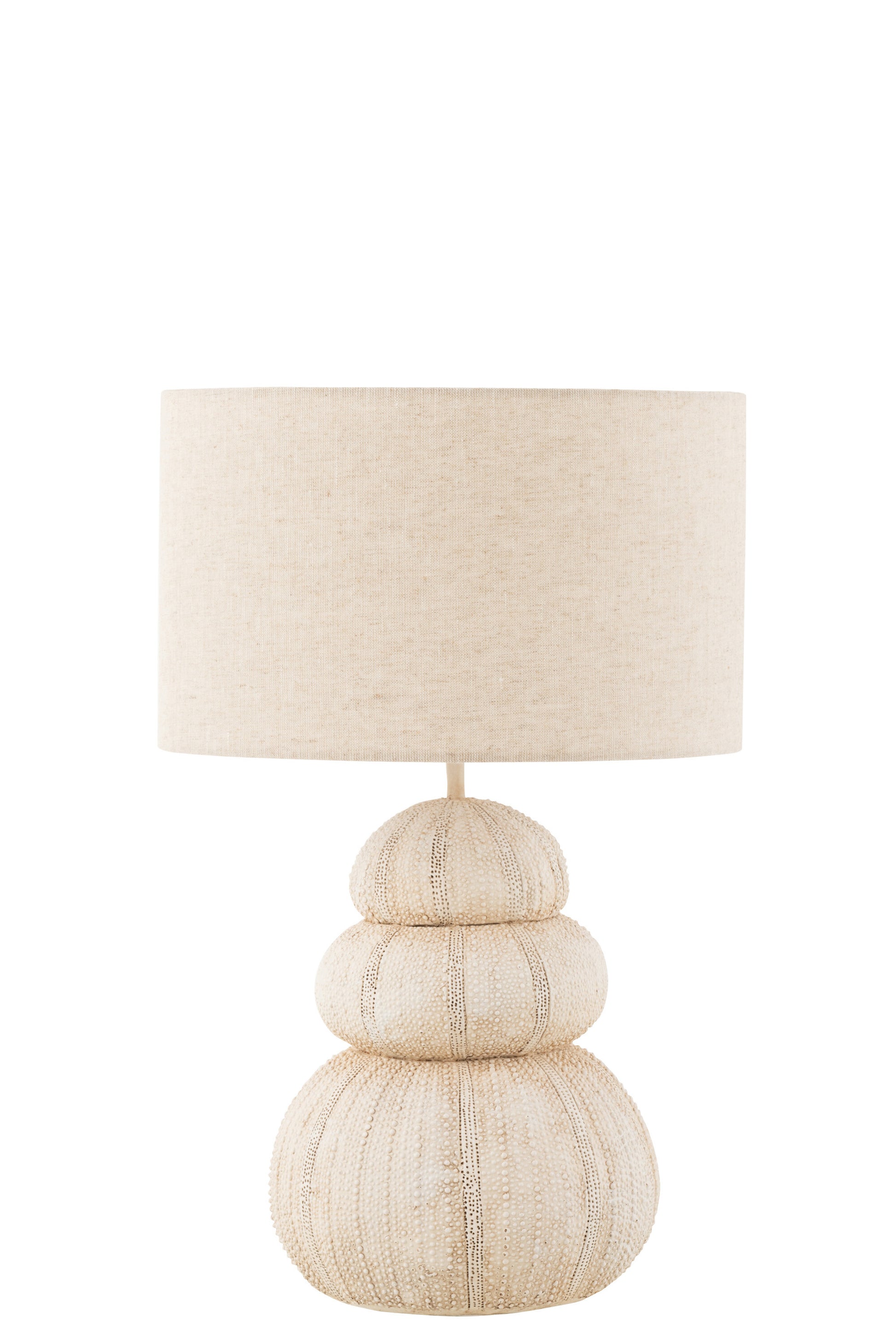 LAMP TABLE URCHIN POLY BEIGE