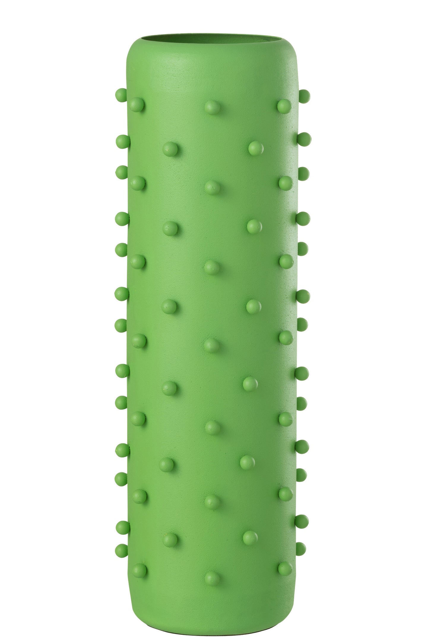 VASE CACTUS IRON GREEN