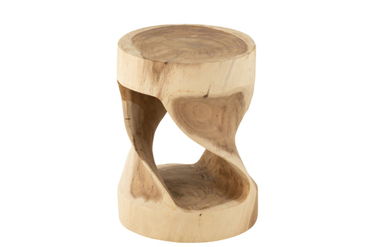 STOOL ROUND SUAR NATURAL