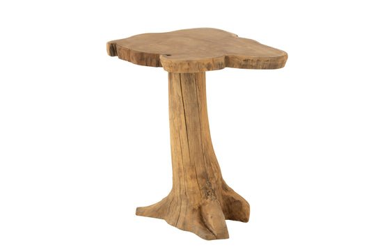 SIDE TABLE ROOT TEAK WOOD NATURAL SMALL