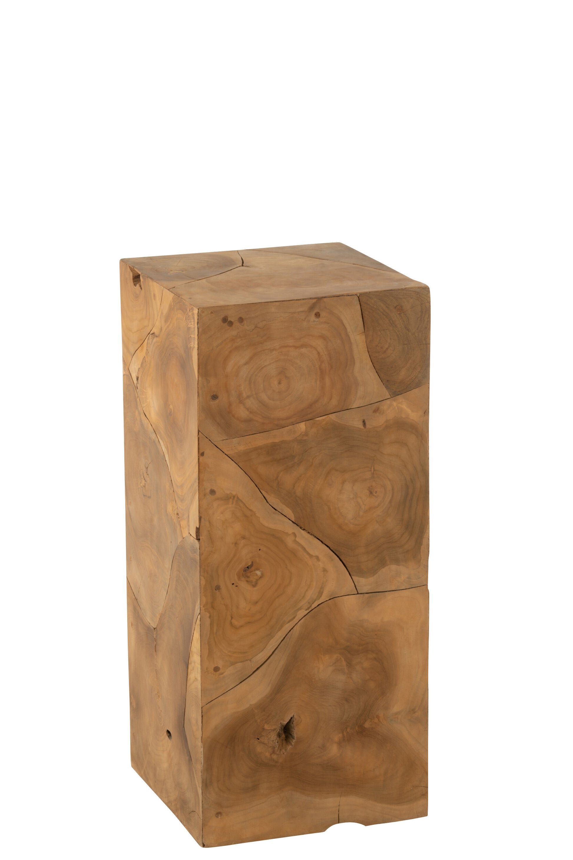 PILLAR PUZZLE BOX TEAK WOOD SMALL