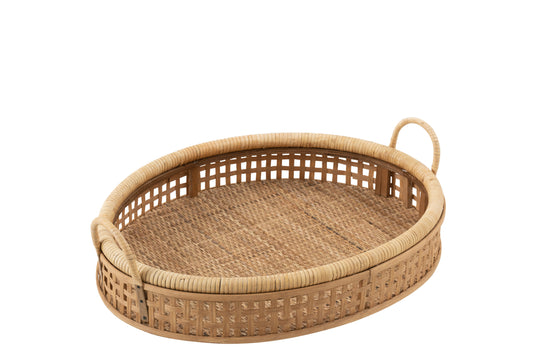 TRAY PICK RATTAN/BAMBOO NATURAL SMALL