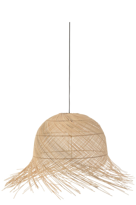 HANGING LAMP ROUND BRANCHES RATTAN NATURAL