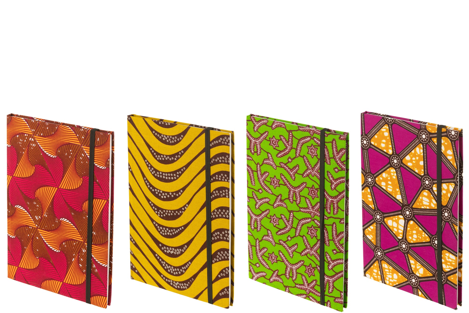 NOTEBOOK A4 PATTERN PAPER/TEXTILE MIX LARGE ASSORTMENT OF 4