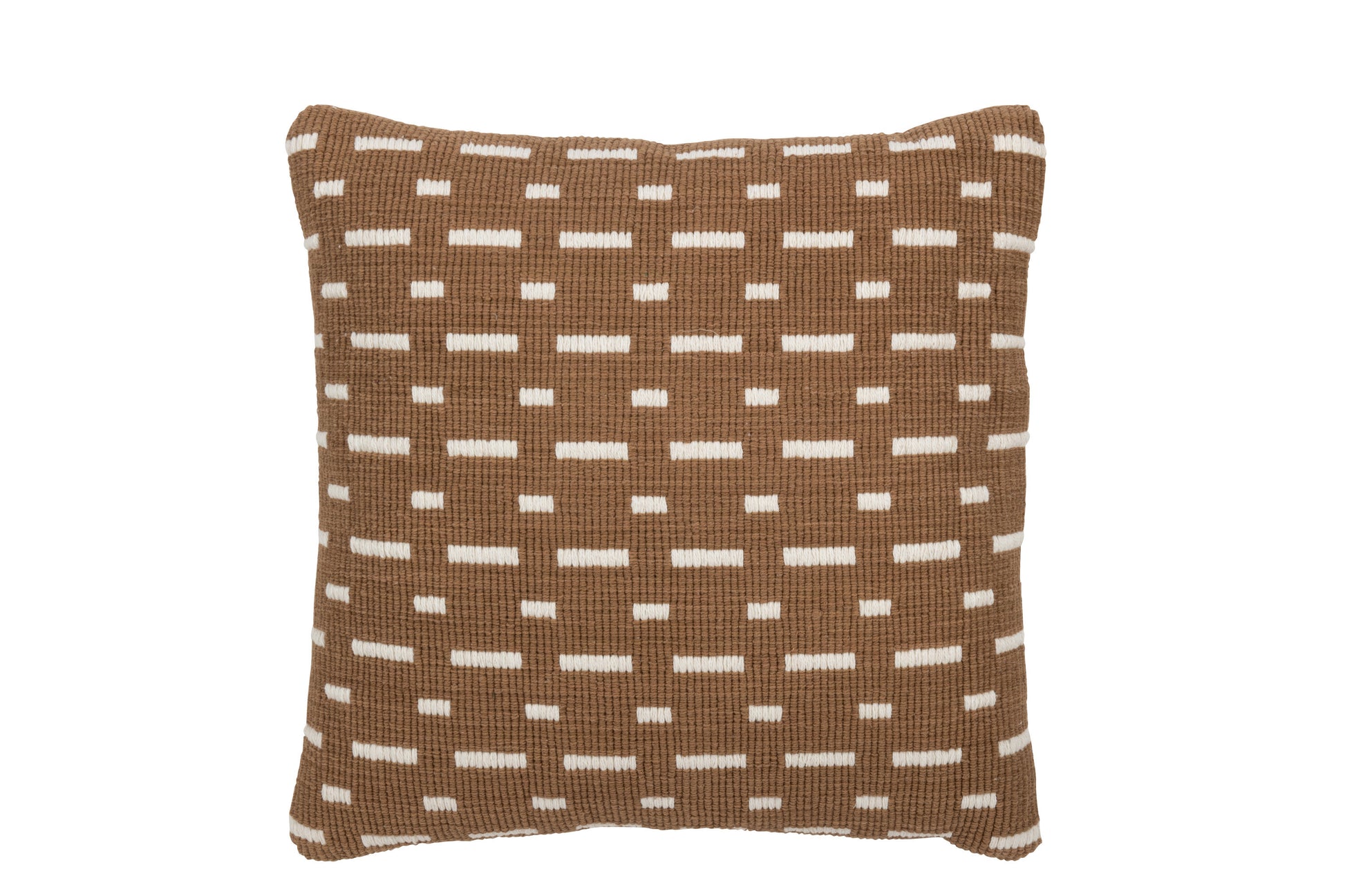 CUSHION LINES OUTDOOR POLYESTER BROWN/WHITE