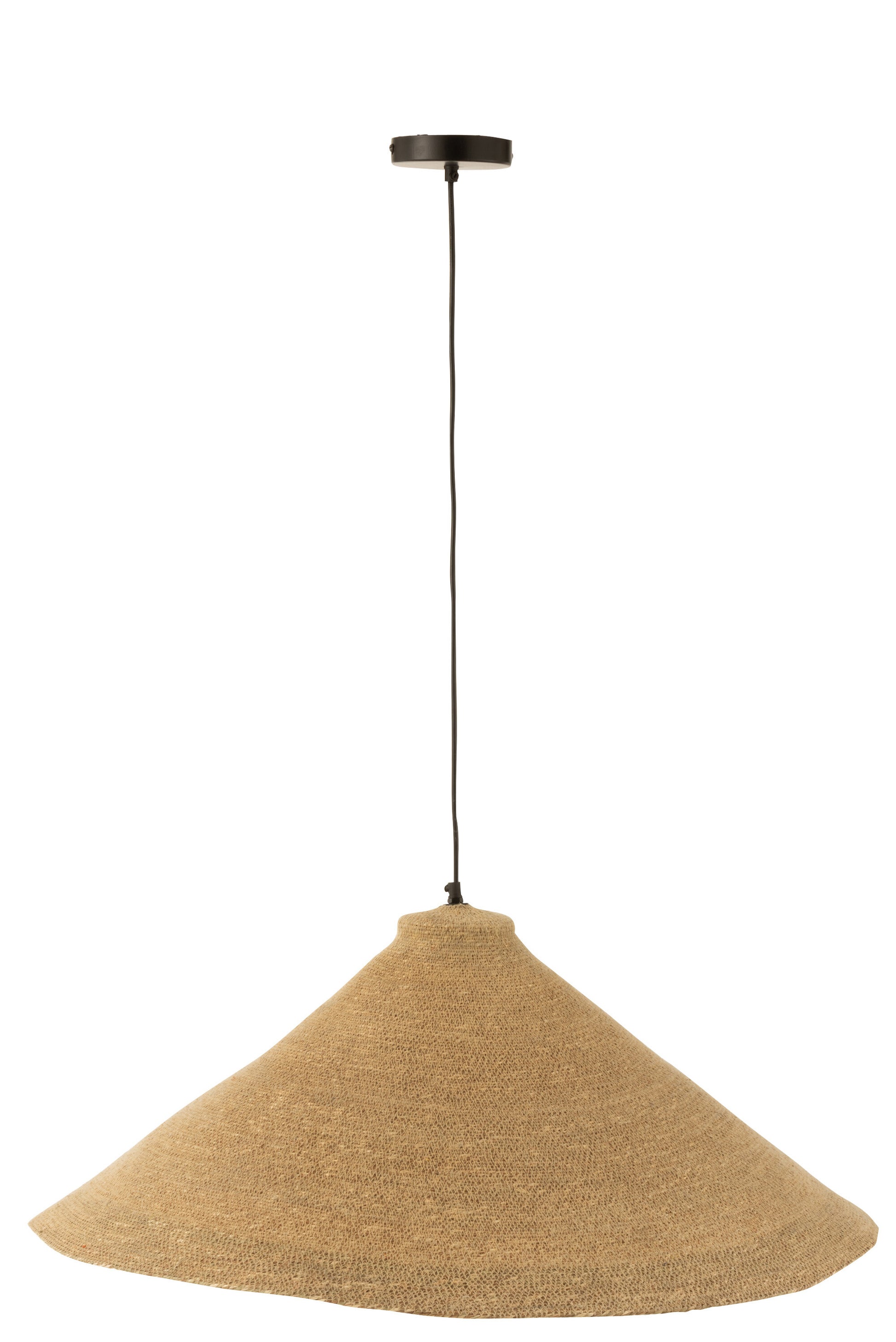 HANGING LAMP CONE SEAGRASS NATURAL