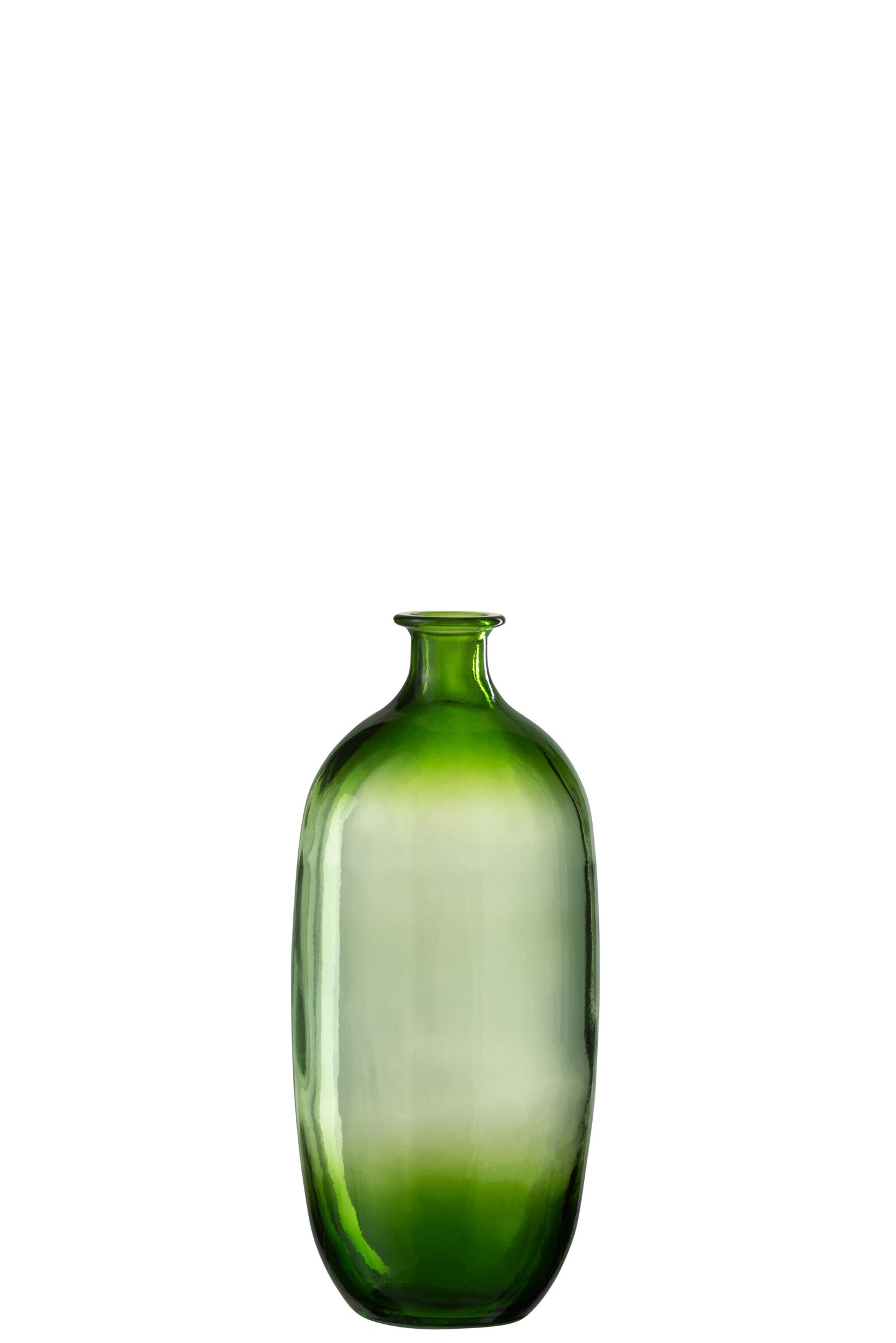 VASE ELLA GLASS TRANSPARENT/GREEN