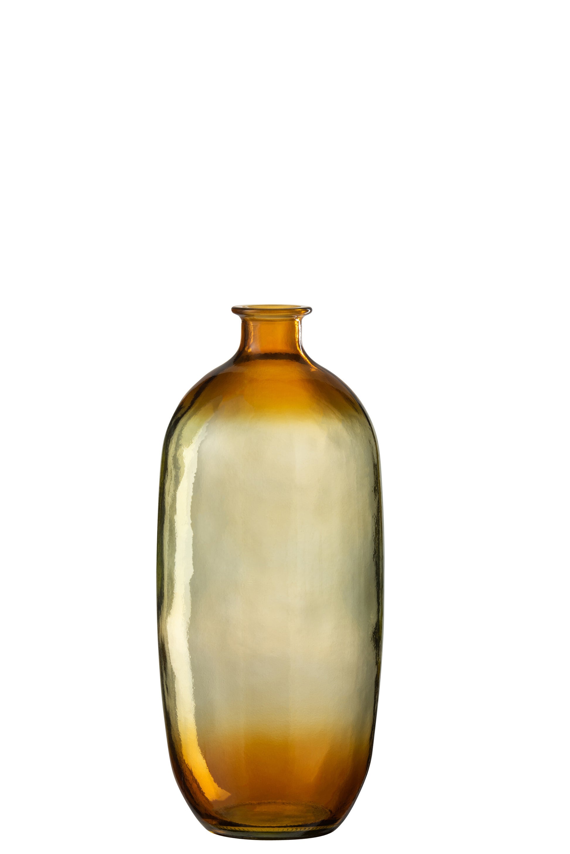 VASE ELLA GLASS TRANSPARENT/ORANGE