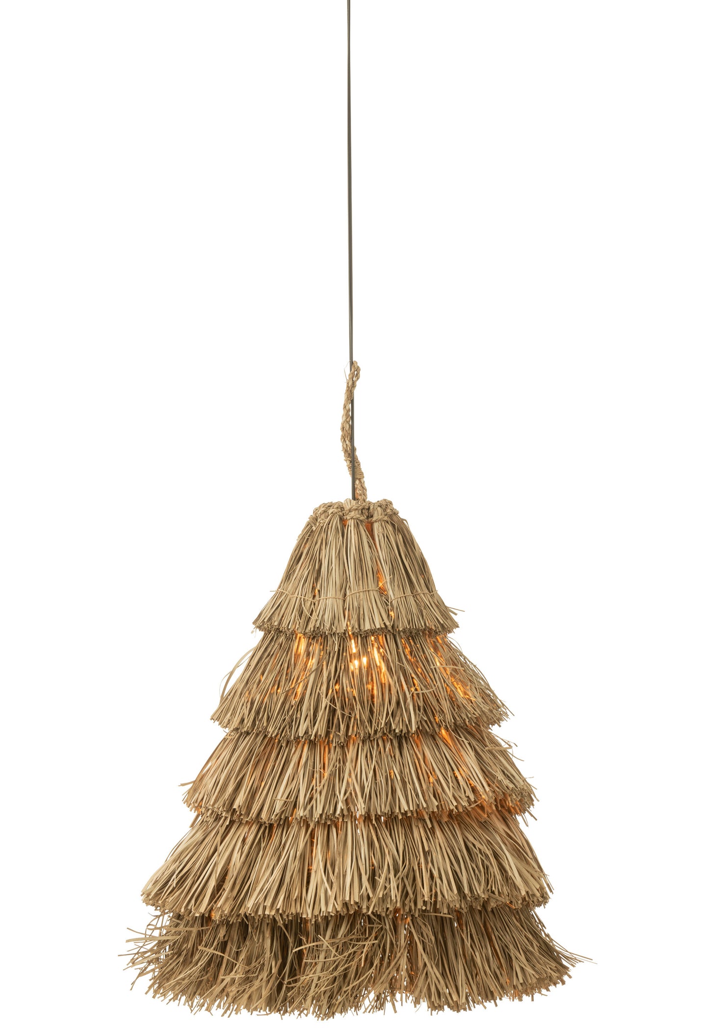 5 Layers Seagrass Hanging Lamp