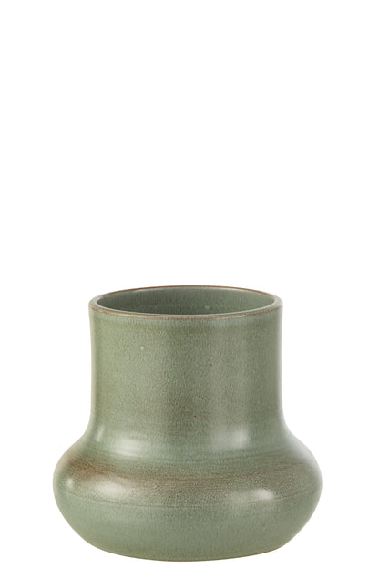 FLOWERPOT ORGANIC CERAMIC GREY BLUE