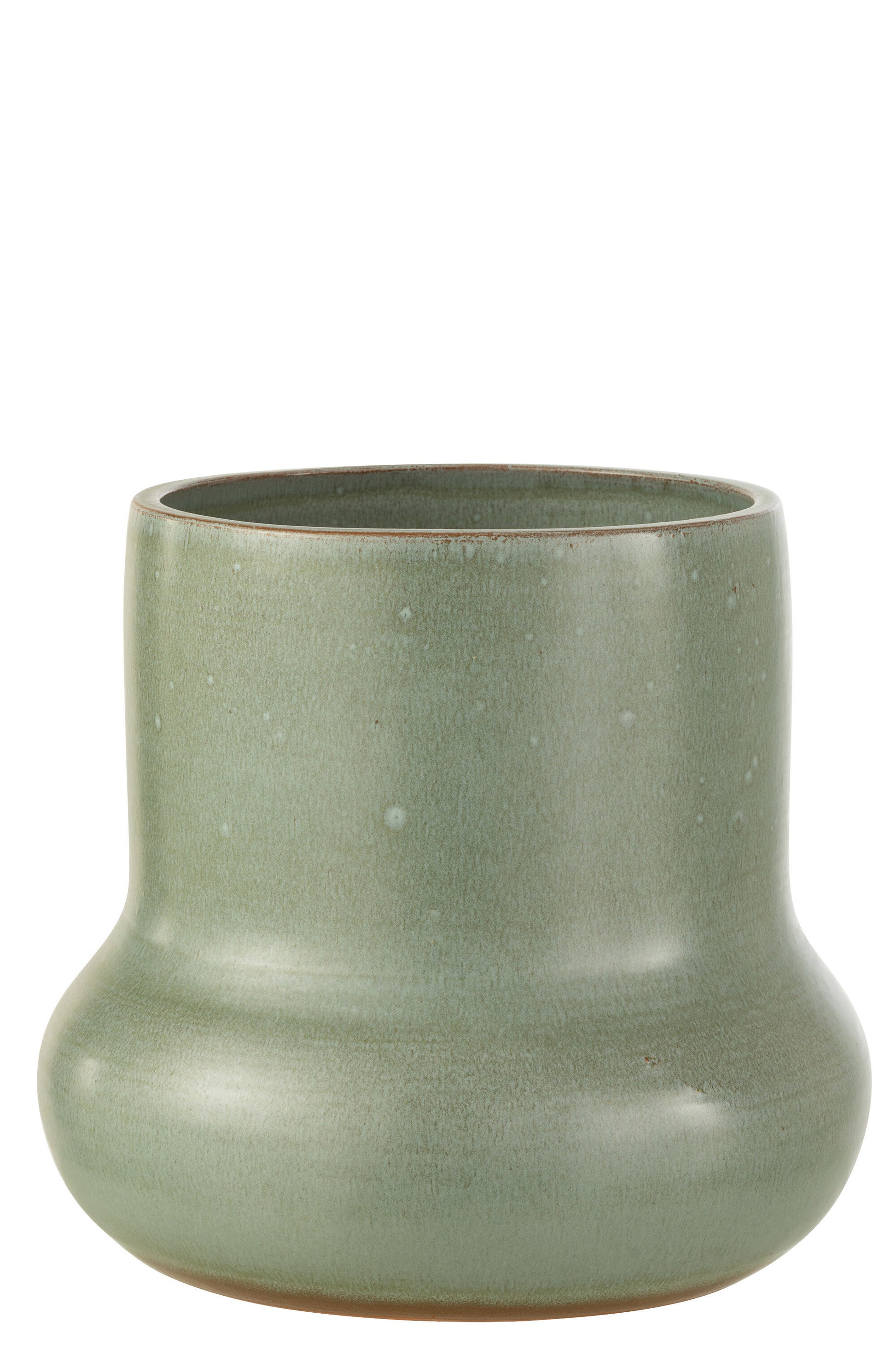 FLOWERPOT ORGANIC CERAMIC GREY BLUE