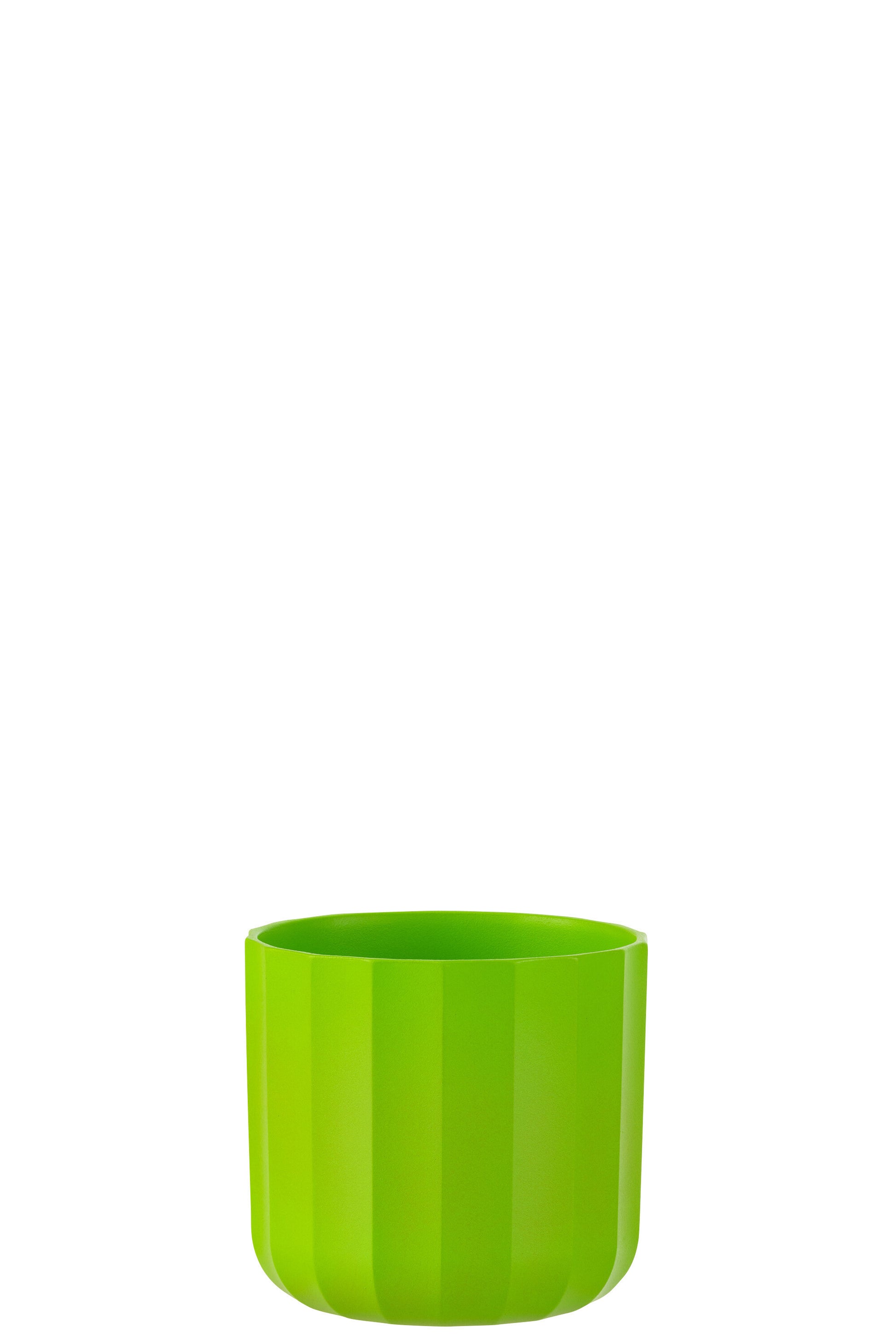 FLOWERPOT SUMMER CERAMIC GREEN SMALL