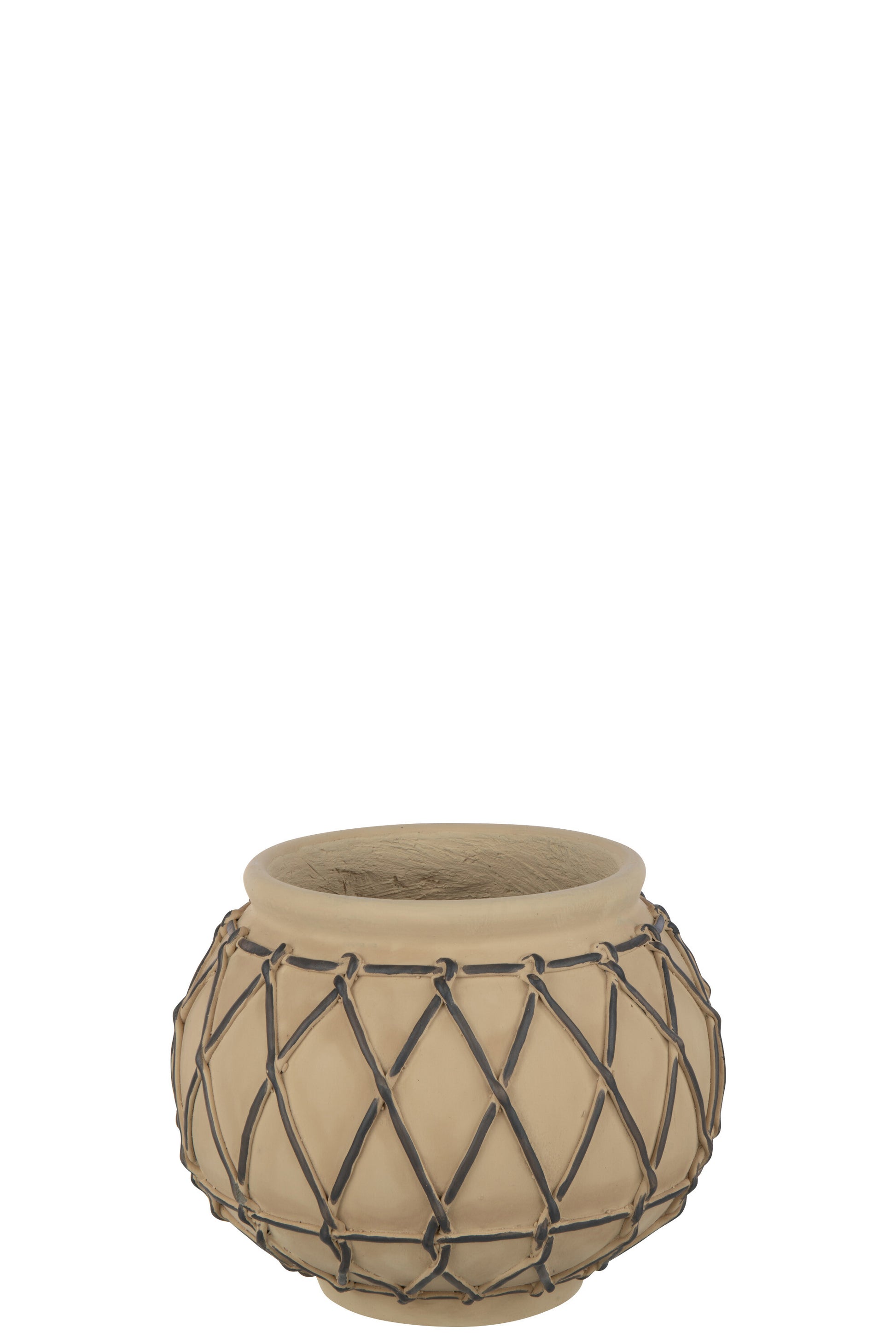 FLOWERPOT BERBER CEMENT BEIGE SMALL