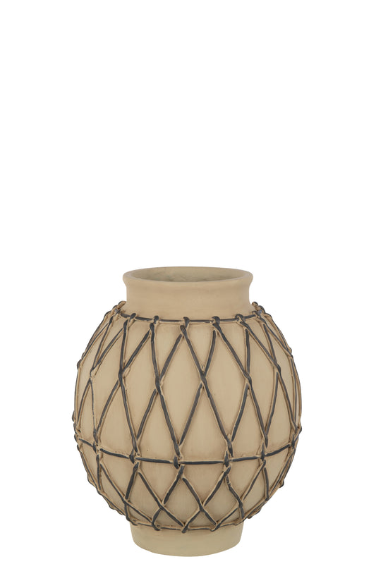 FLOWERPOT BERBER CEMENT BEIGE MEDIUM