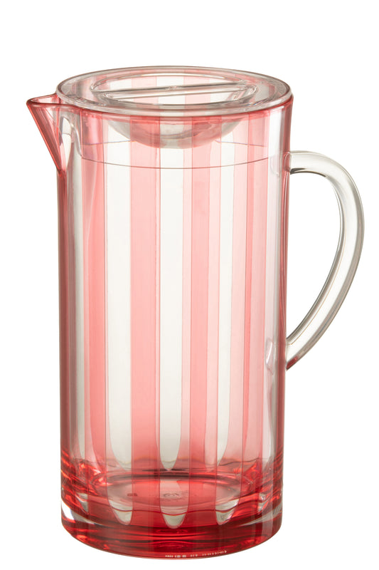 PITCHER MELANIE PLASTIC RED