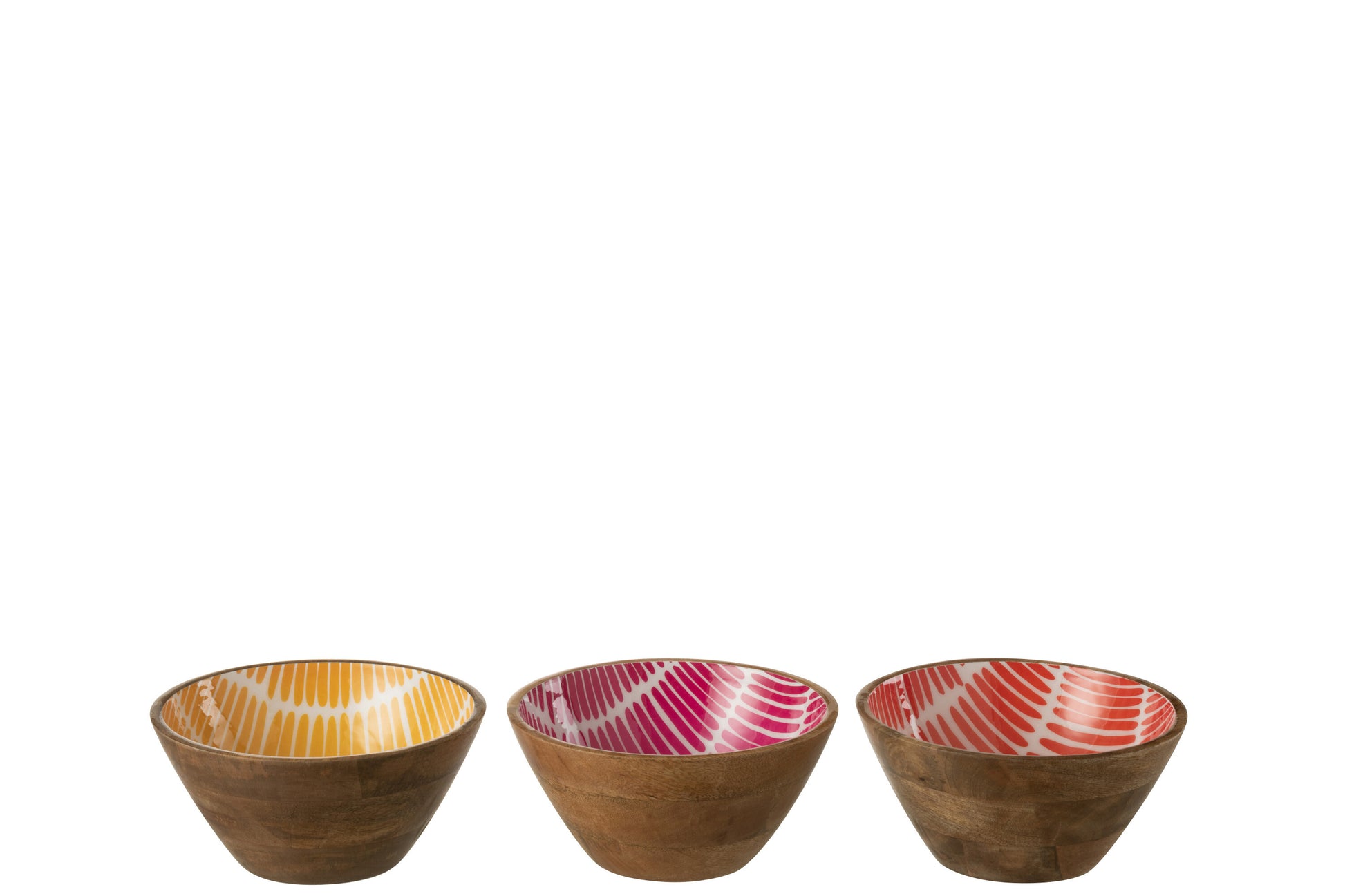 BOWL MANGO WOOD MIX MEDIUM ASSORTMENT OF 3