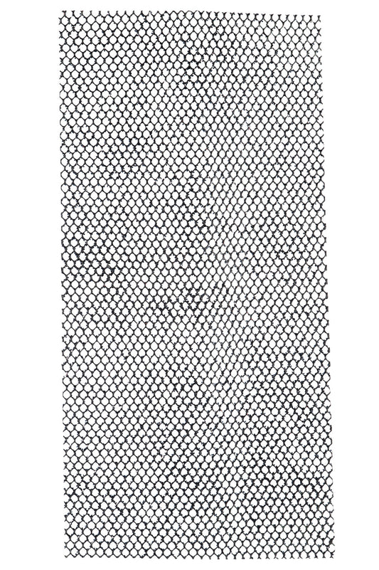 GRID CHECK GLITTER BLACK 50X100CM