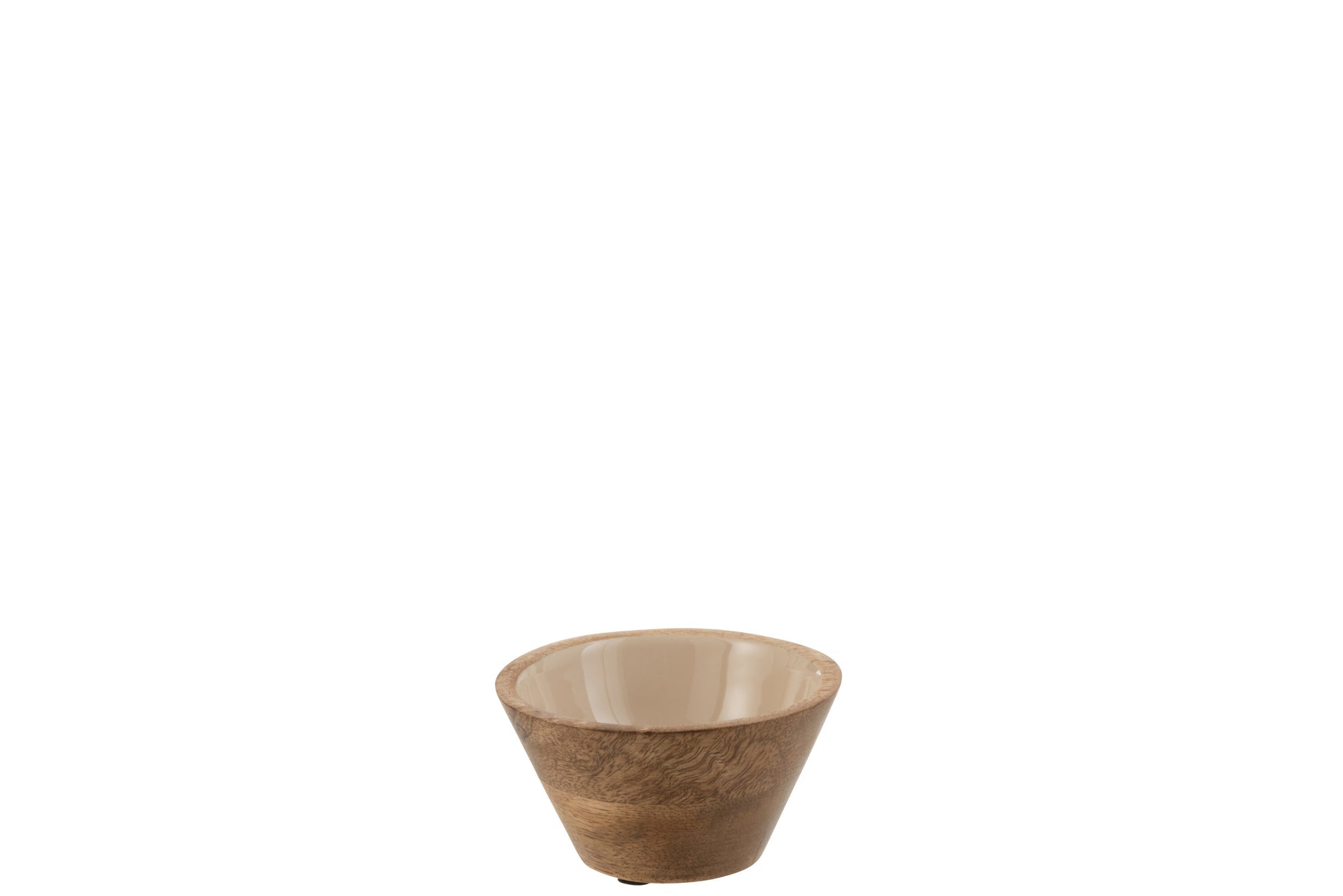 BOWL MANGO WOOD BEIGE SMALL