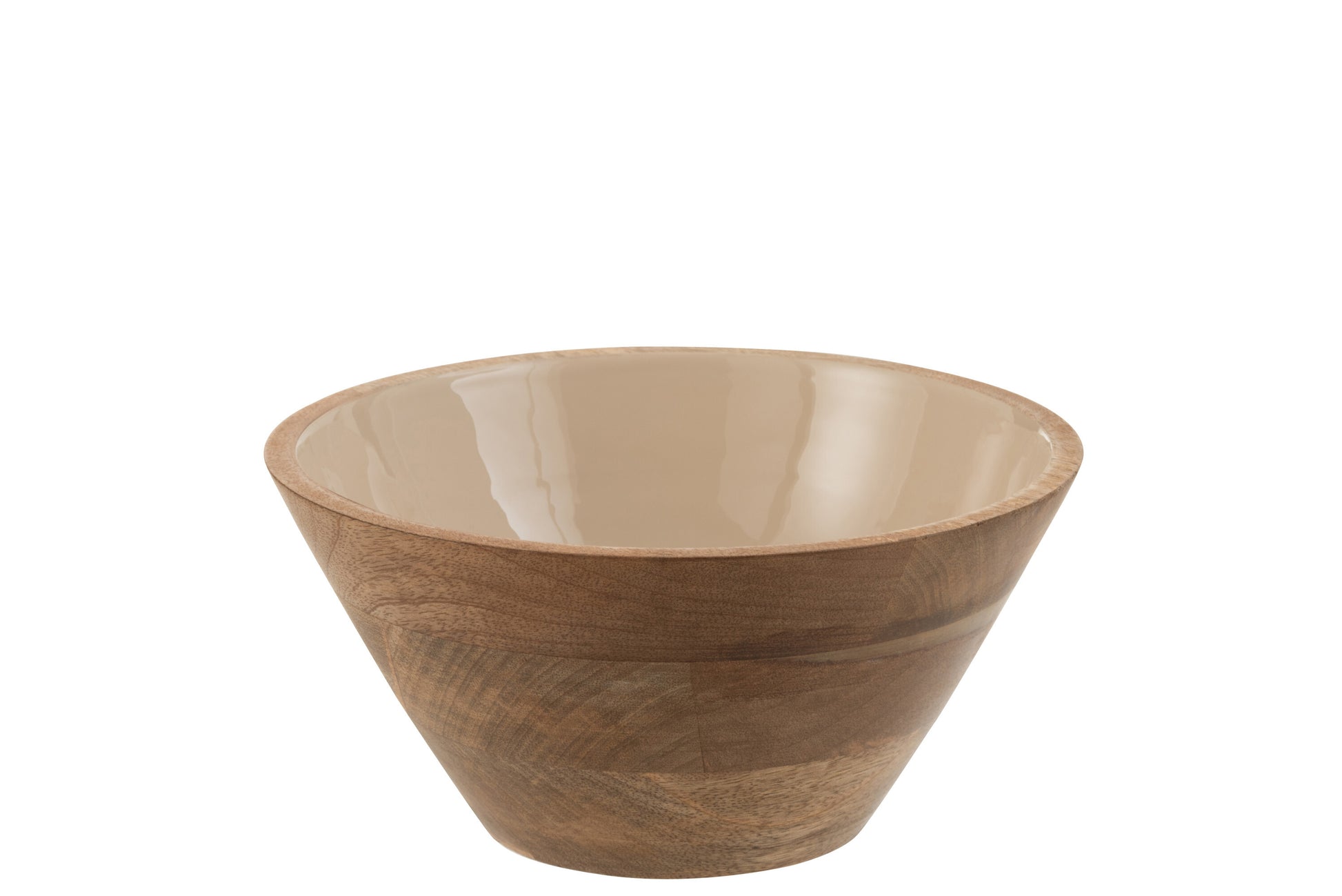 BOWL MANGO WOOD BEIGE MEDIUM