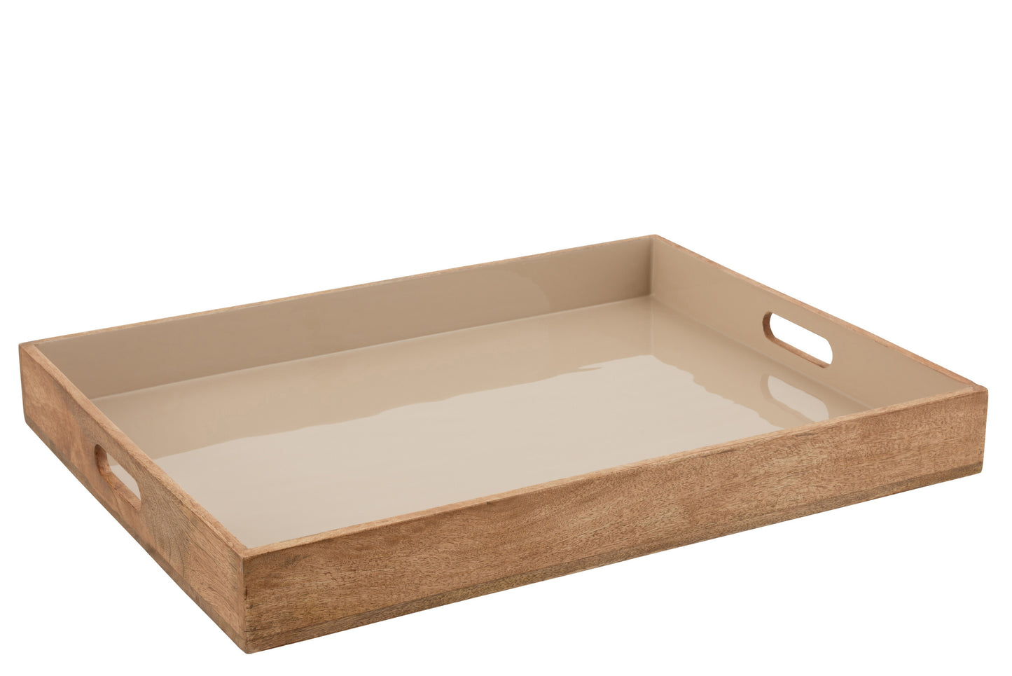 TRAY MANGO WOOD BEIGE