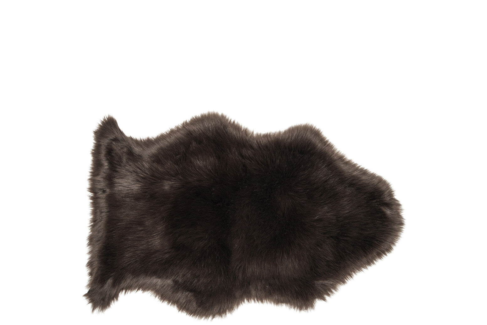 FLOORMAT FAUX FUR BROWN