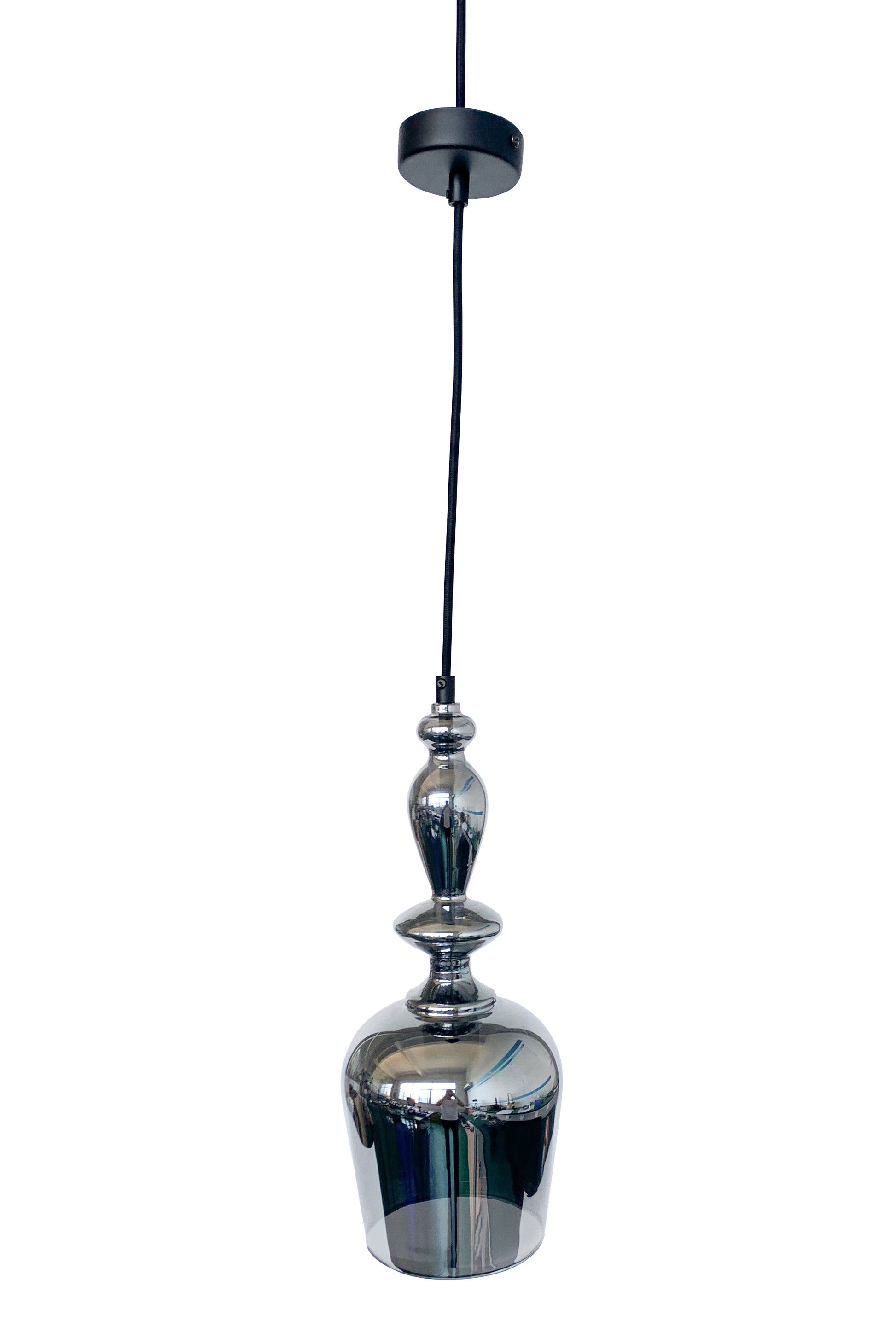 HANGLAMP BARON GLASS GREY