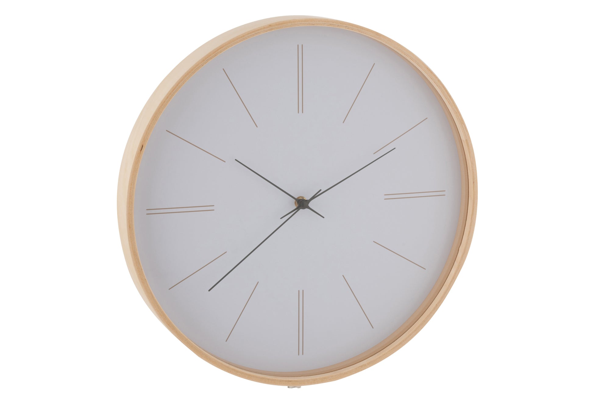 CLOCK CHRIS WOOD NATURAL