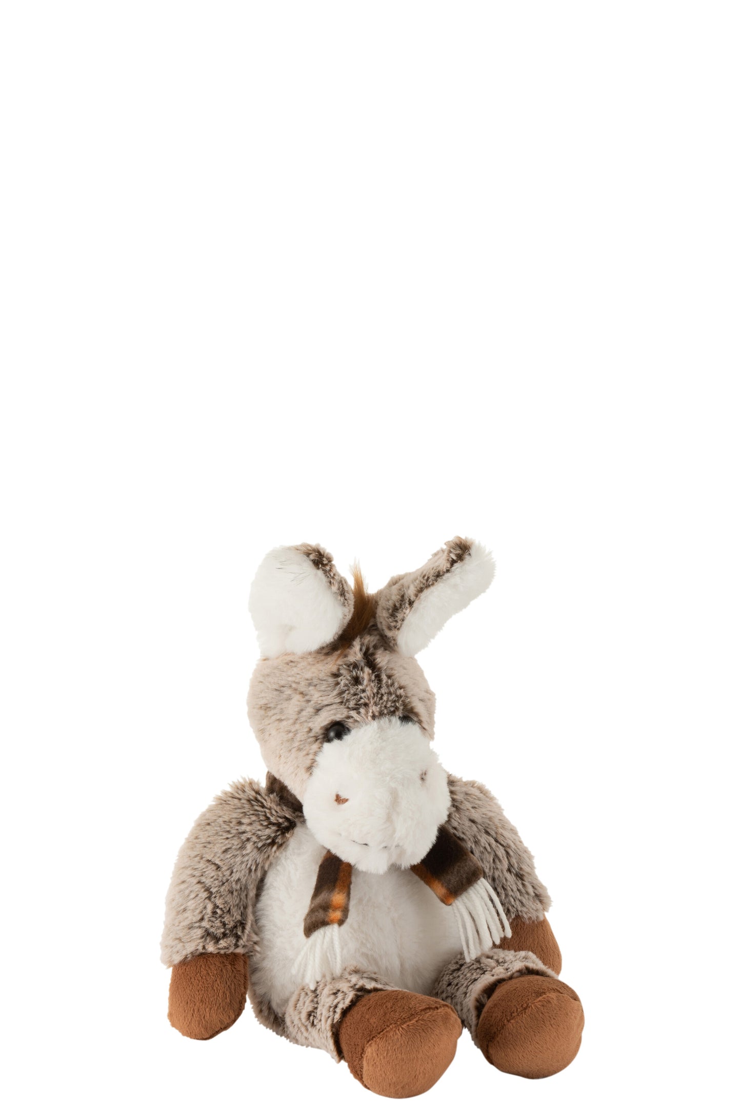 DONKEY+SCARF PLUSH BROWN SMALL