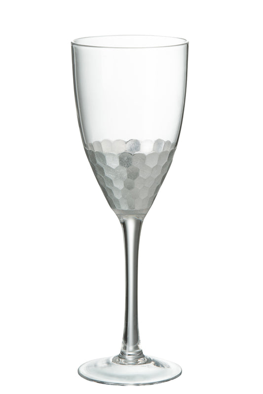 DRINKING GLASS H2O GLASS TRANSPARENT/GOLD