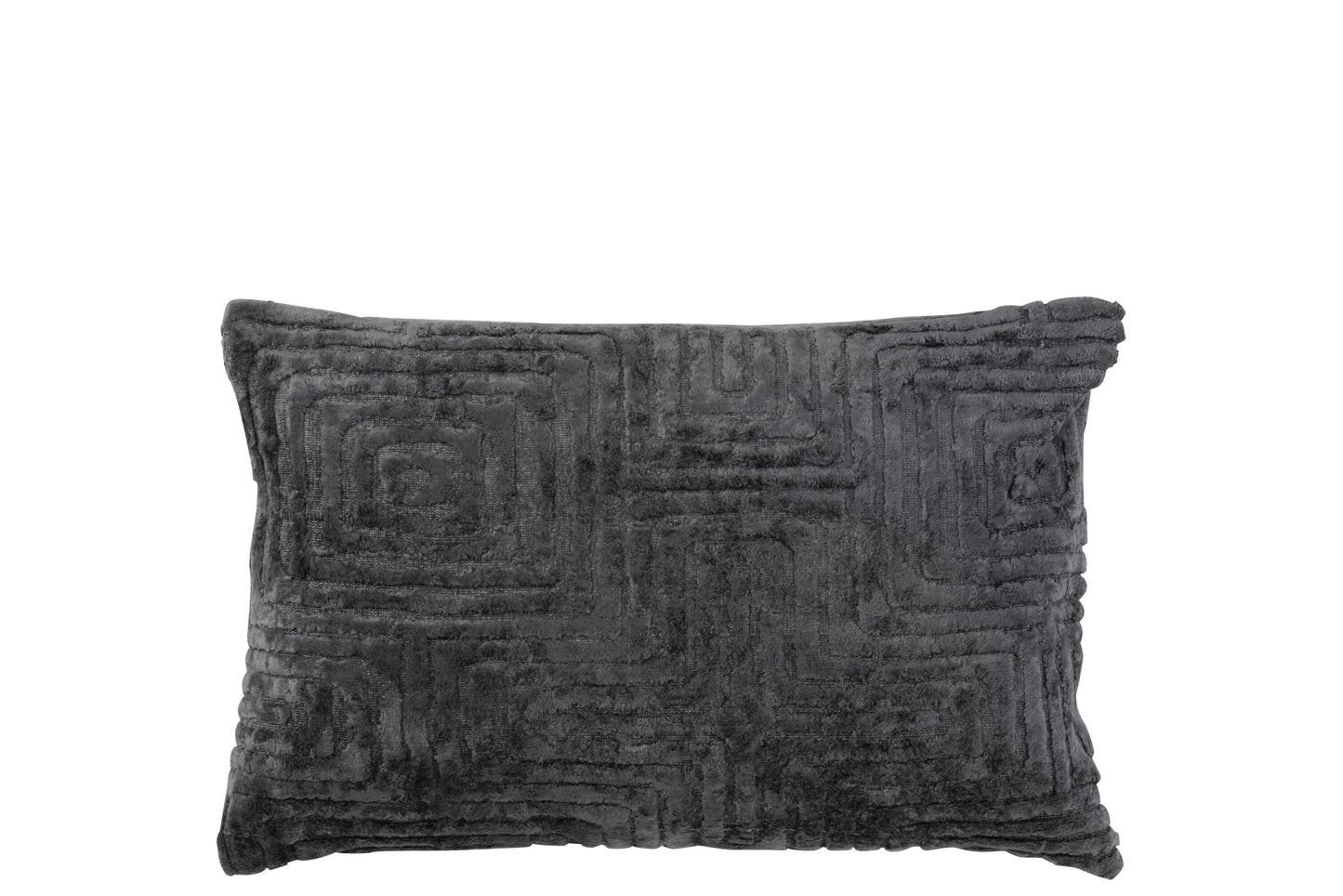 CUSHION LABYRINTH VISCOSE DARK GREY