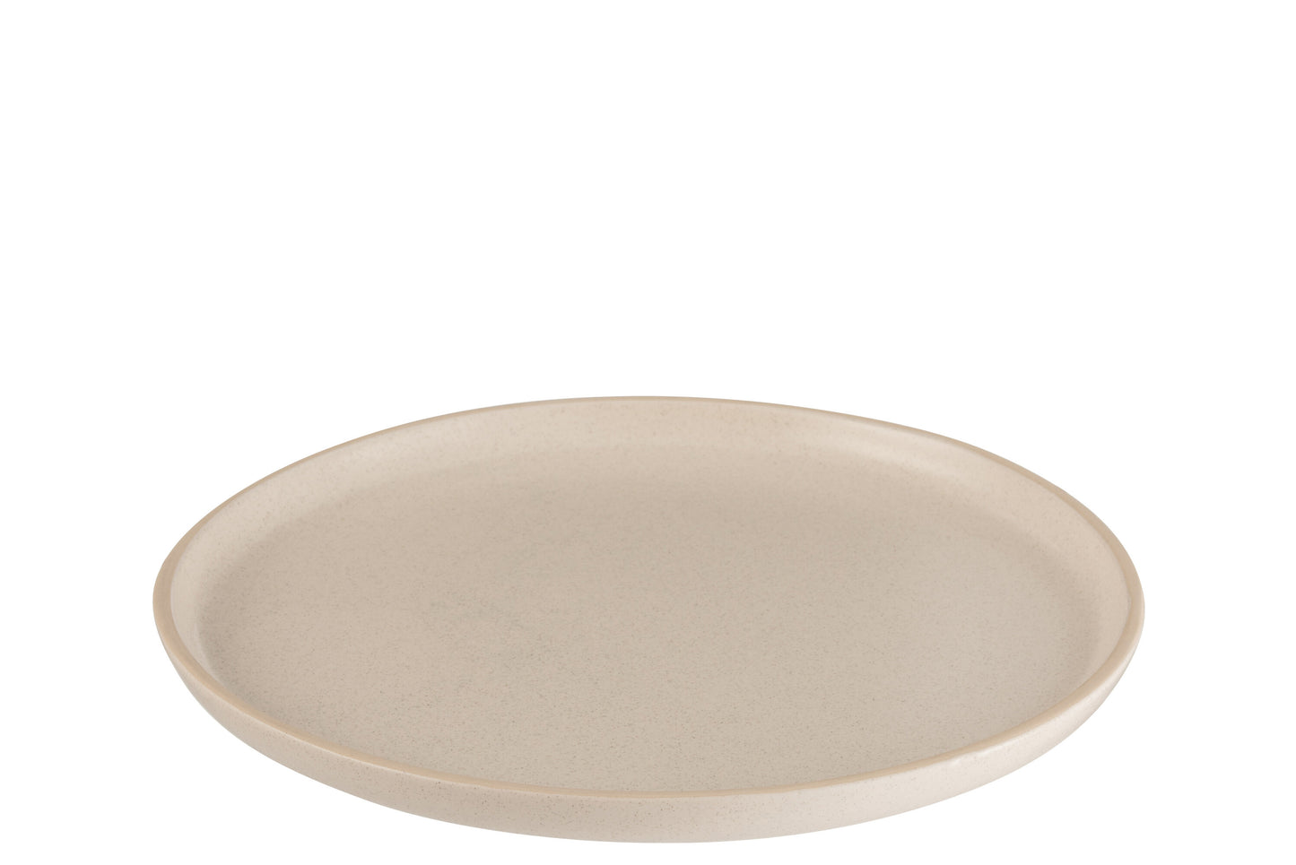 PLATE MARIE CERAMIC CREAM MEDIUM