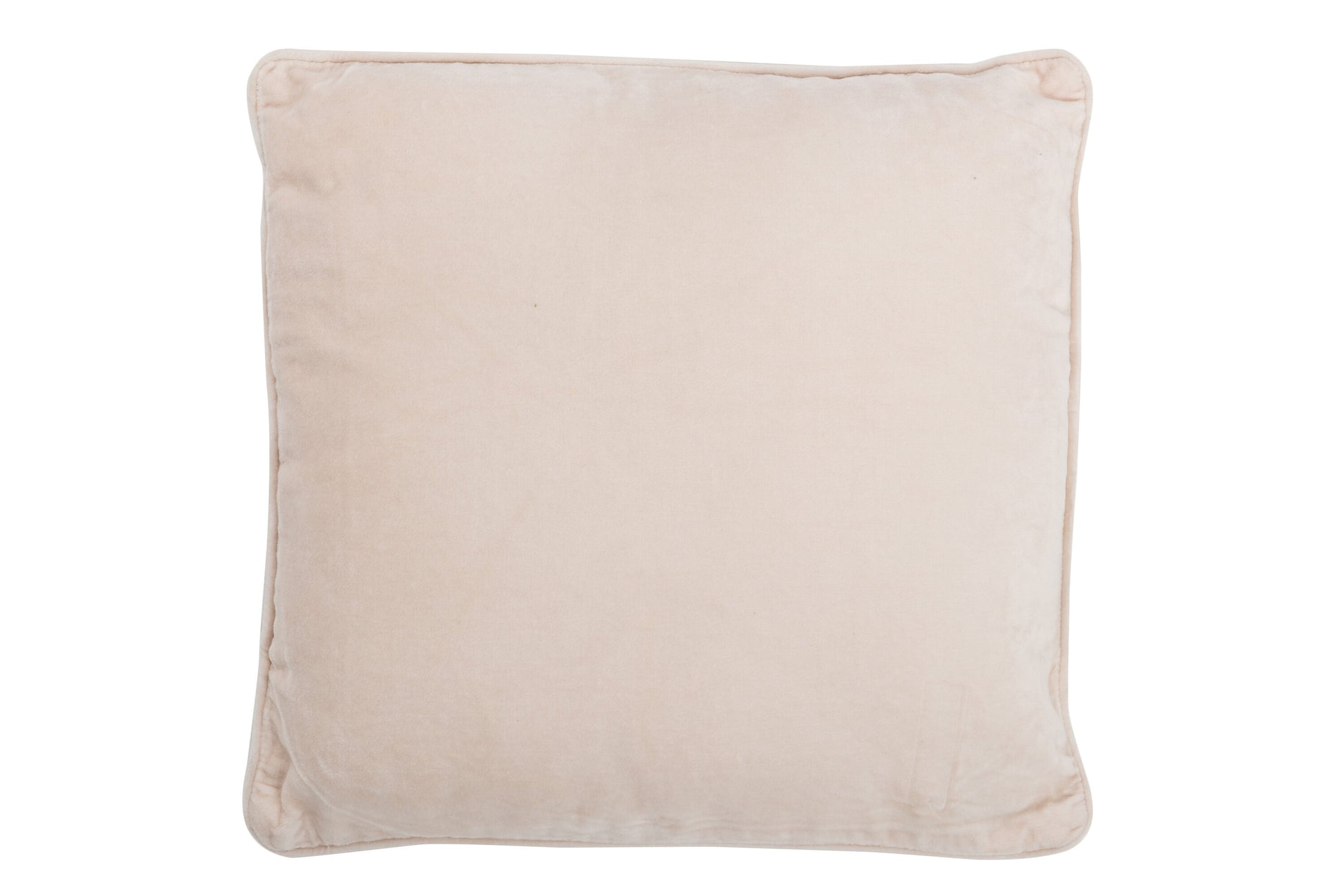 CUSHION VELVET PASTEL PINK