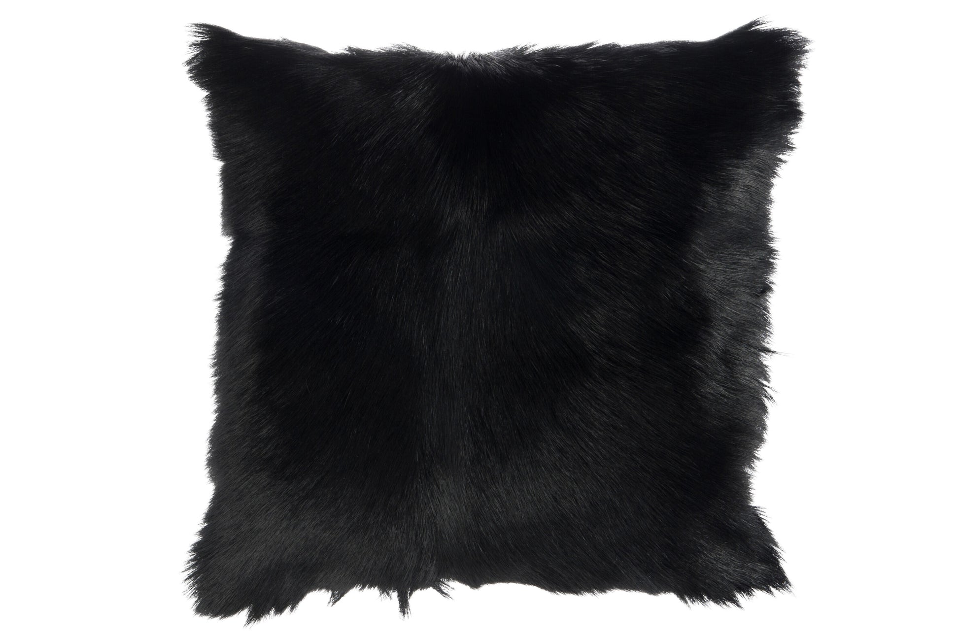 PILLOW GOATSKIN BLACK