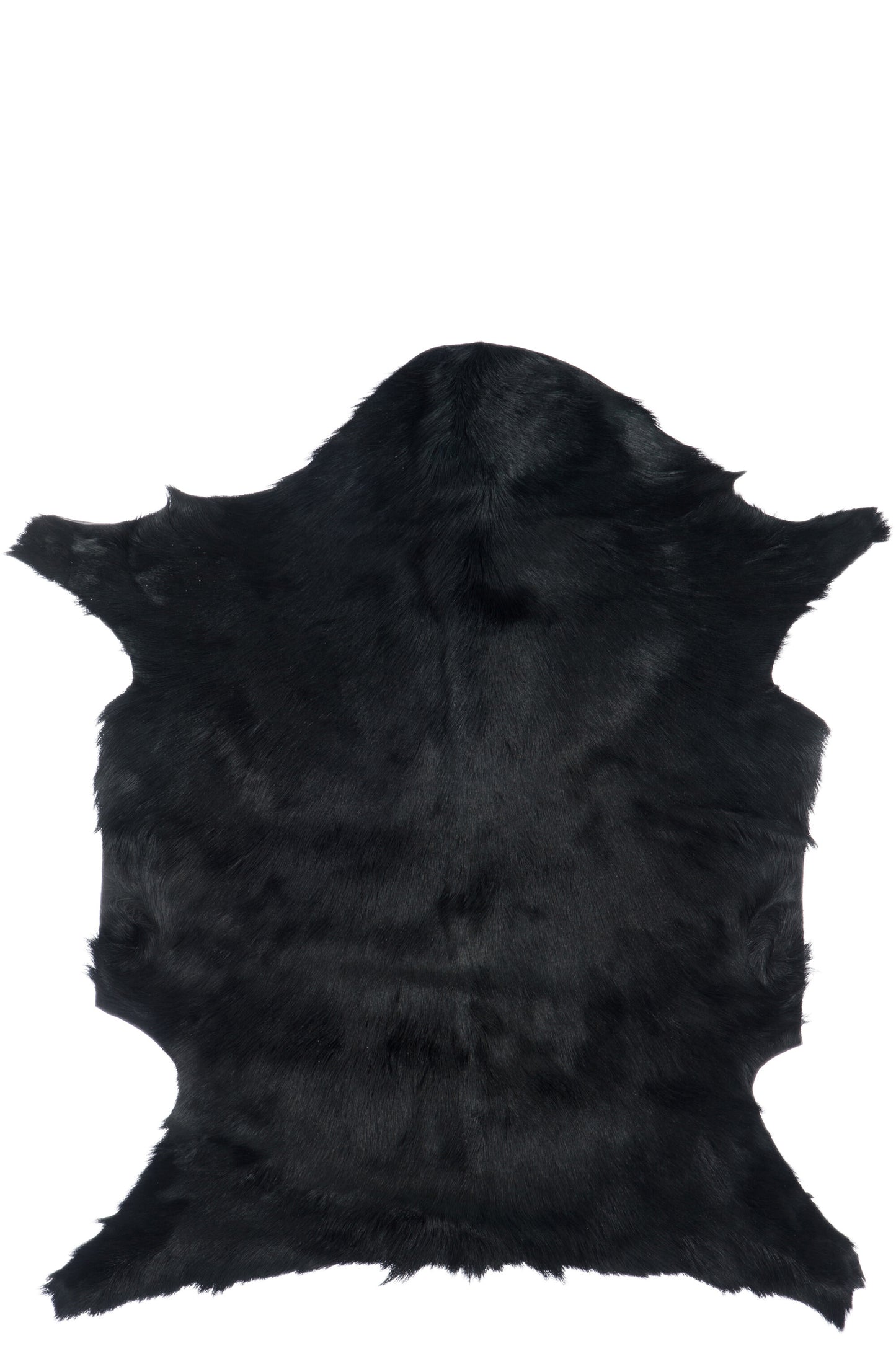 FLOOR MAT GOATSKIN BLACK