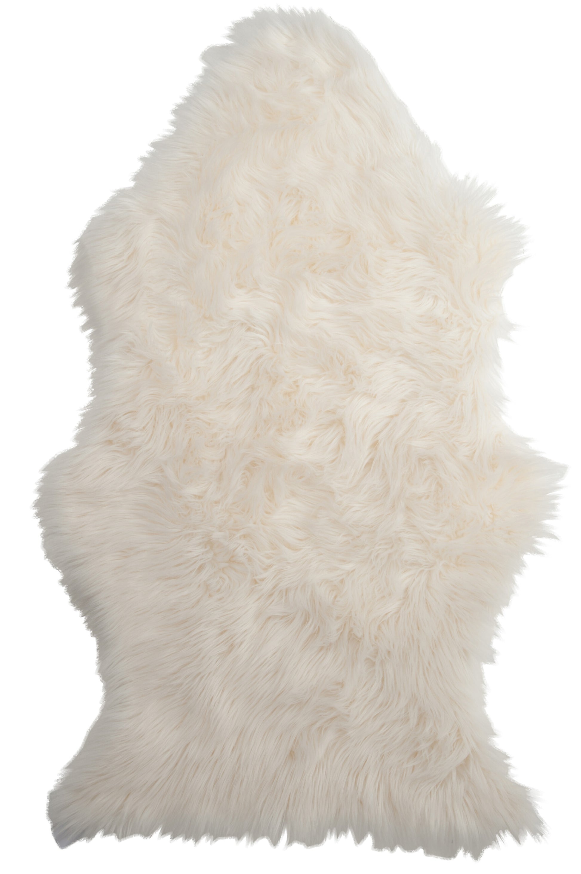 FLOORMAT FAKE FUR WHITE